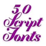 Logo of Script Fonts 50 android Application 